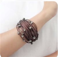 Bracciale Cianfrone Gioielli Donna in Pelle KPBR840 - KPBR840
